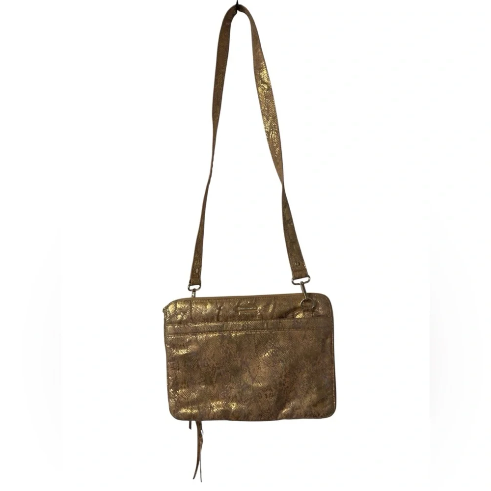 Rebecca Minkoff‎ Snakeskin laptop Metallic case